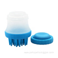 Pet Bath Brush Pet Dog Shampoo Dispenser Brush